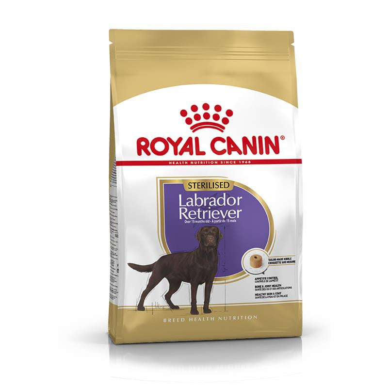 Royal Canin Hund Breed Health Nutrition Labrador Retriever Adult Sterilised, 12 kg