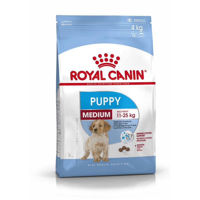 Royal Canin Hund Size Health Nutrition Medium Junior, 4 kg