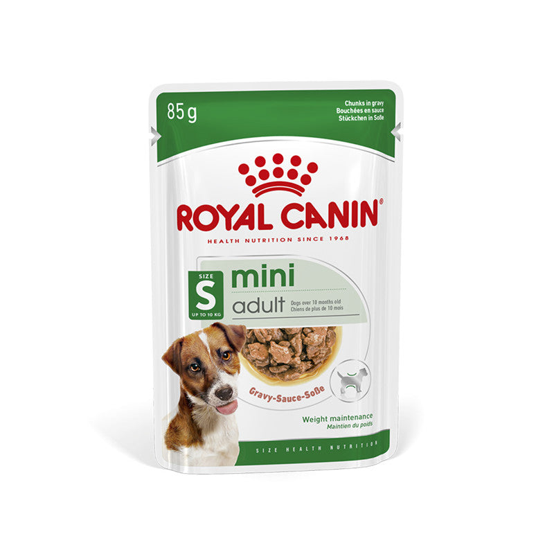 Royal Canin Hund Size Health Nutrition Mini Adult Frischebeutel, 12 x 85 g