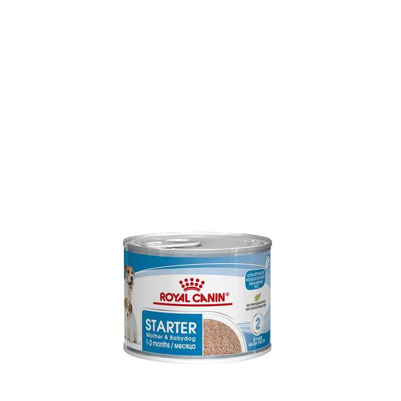 Royal Canin Hund Canine Health Nutrition Starter Mousse Mother and Babydog Dose, 12 x 195 g