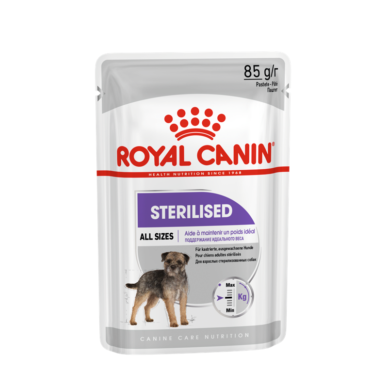 Royal Canin Hund Care Nutrition Sterilised All Sizes, 12 x 85 g