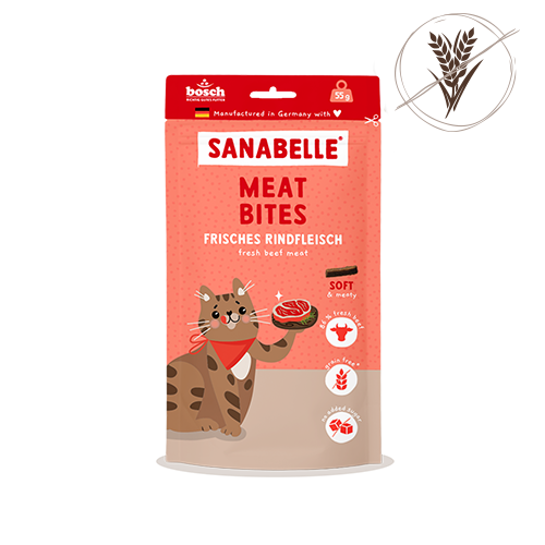 Sanabelle Meat Bites Frisches Rindfleisch