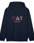 "CAT MOM" | Frauen Bio-Hoodie - Navy