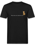 "Keep calm and cuddle the cat" | Männer Bio-T-Shirt - zoo.de