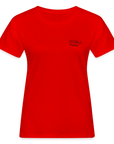 "Meow Meow" | Frauen Bio-T-Shirt - Rot