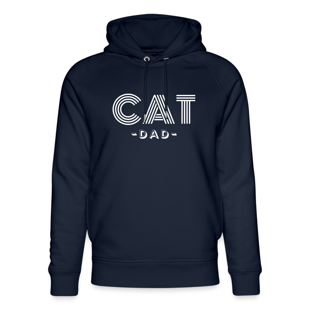 "CAT DAD" | Unisex Bio-Hoodie - Navy