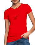 "Catlove" | Frauen Bio-T-Shirt - Rot