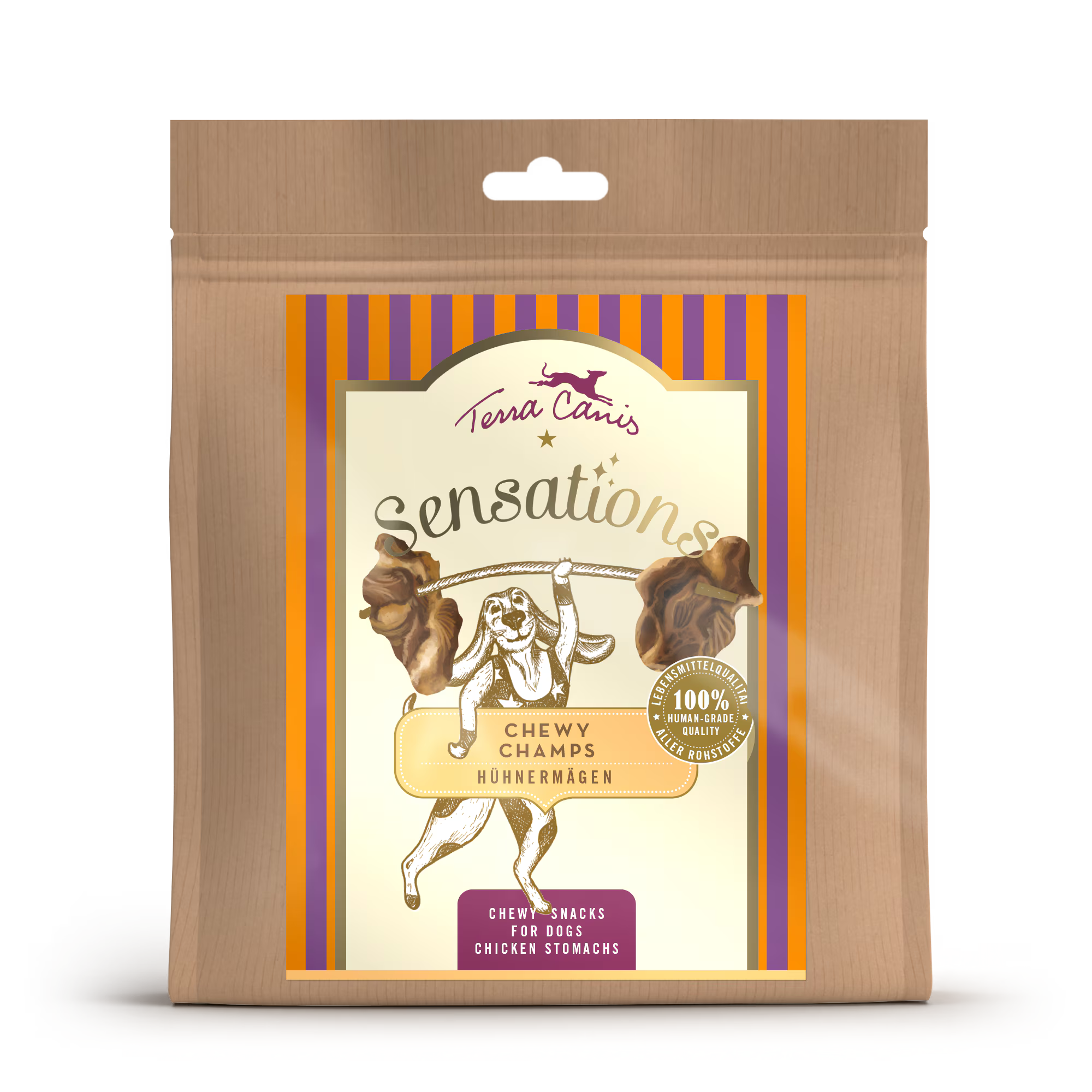 Terra Canis Sensations Chewy Champs Hühnermägen, 200 g