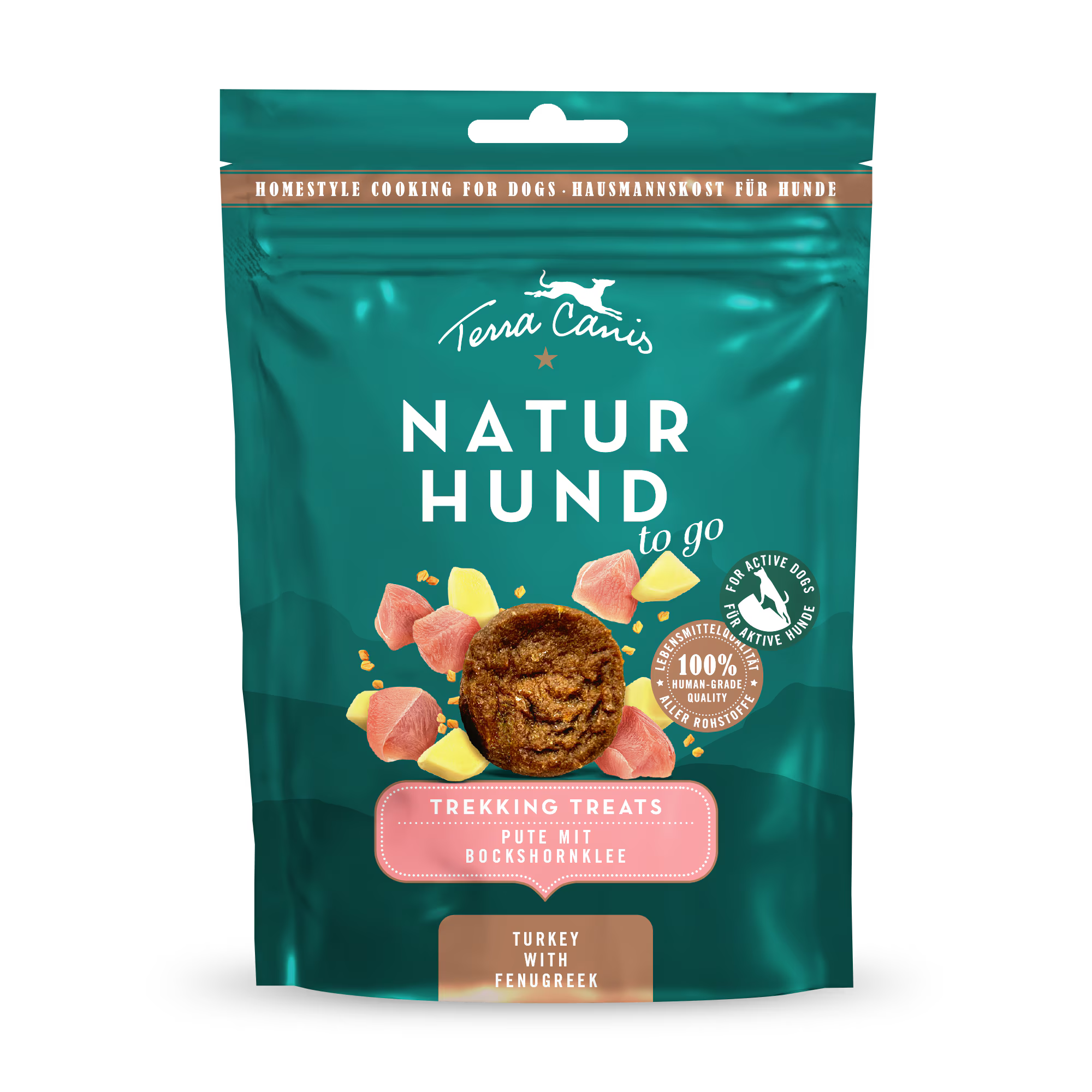 Terra Canis Naturhund Trekking Treats Pute, 50 g