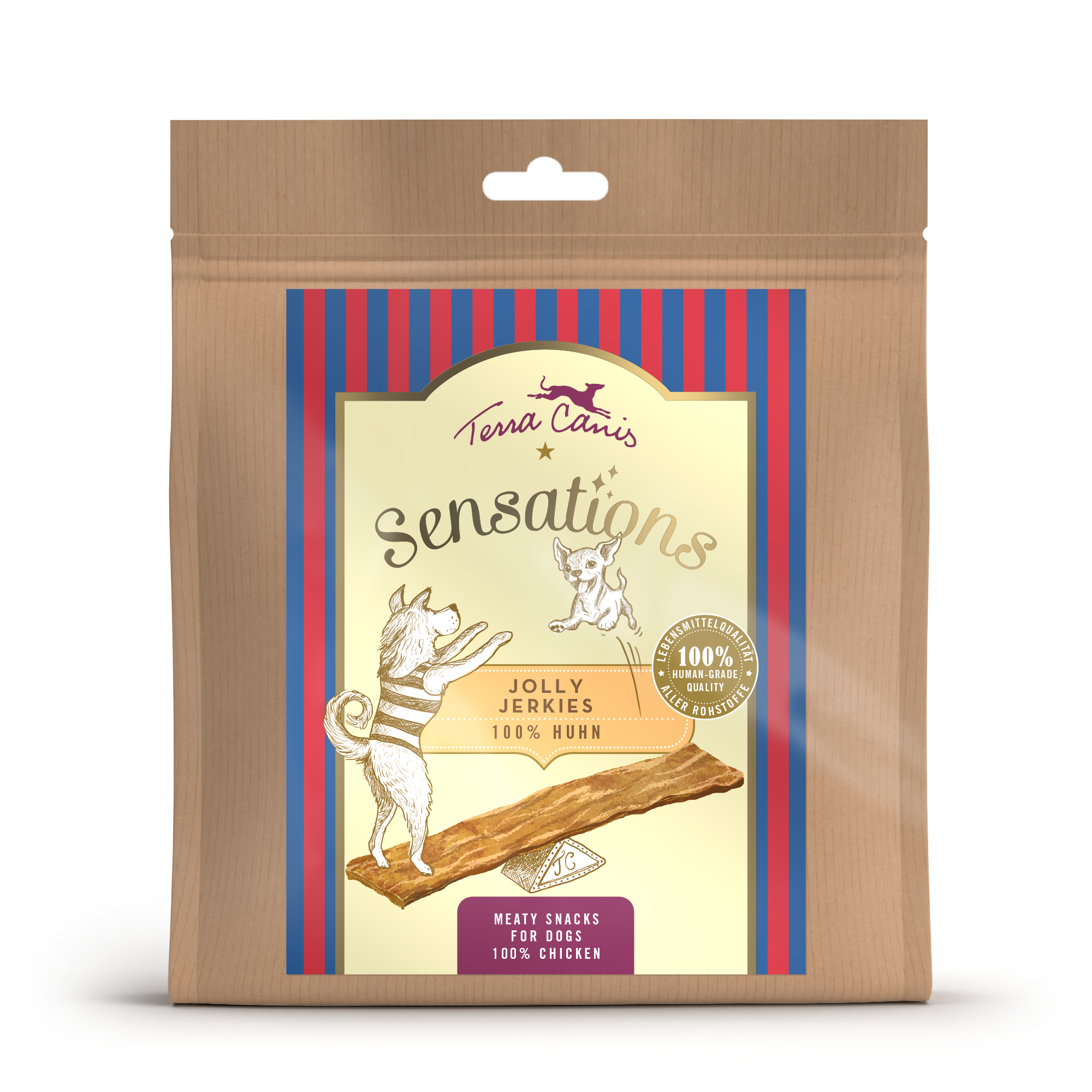 Terra Canis Sensations Jolly Jerkies Huhn, 90 g