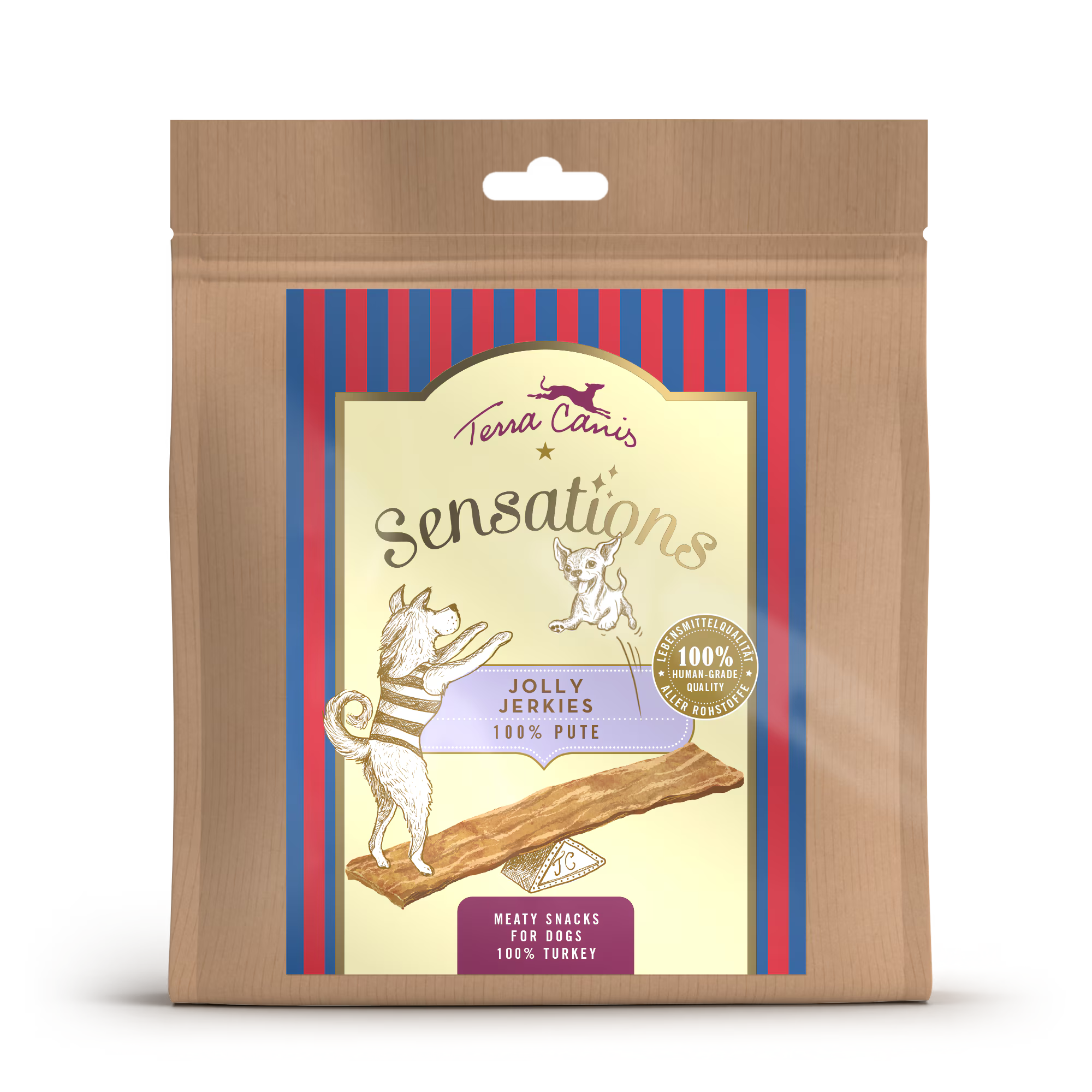 Terra Canis Sensations Jolly Jerkies Pute, 90 g