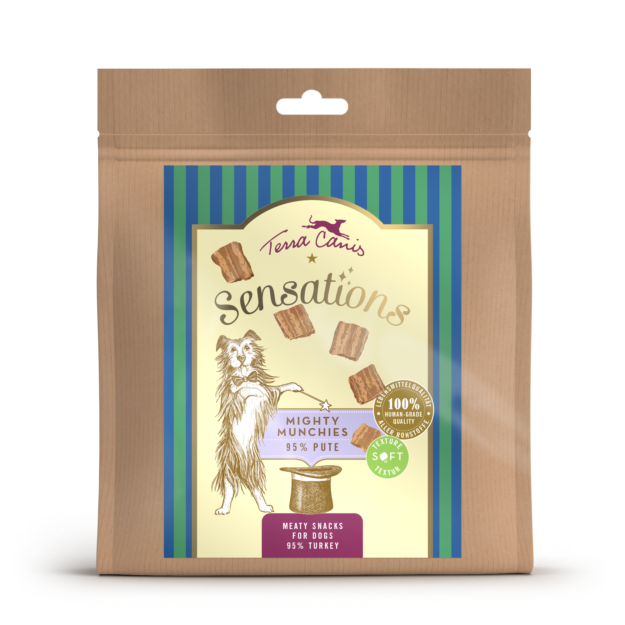 Terra Canis Sensations Mighty Munchies Pute, 90 g