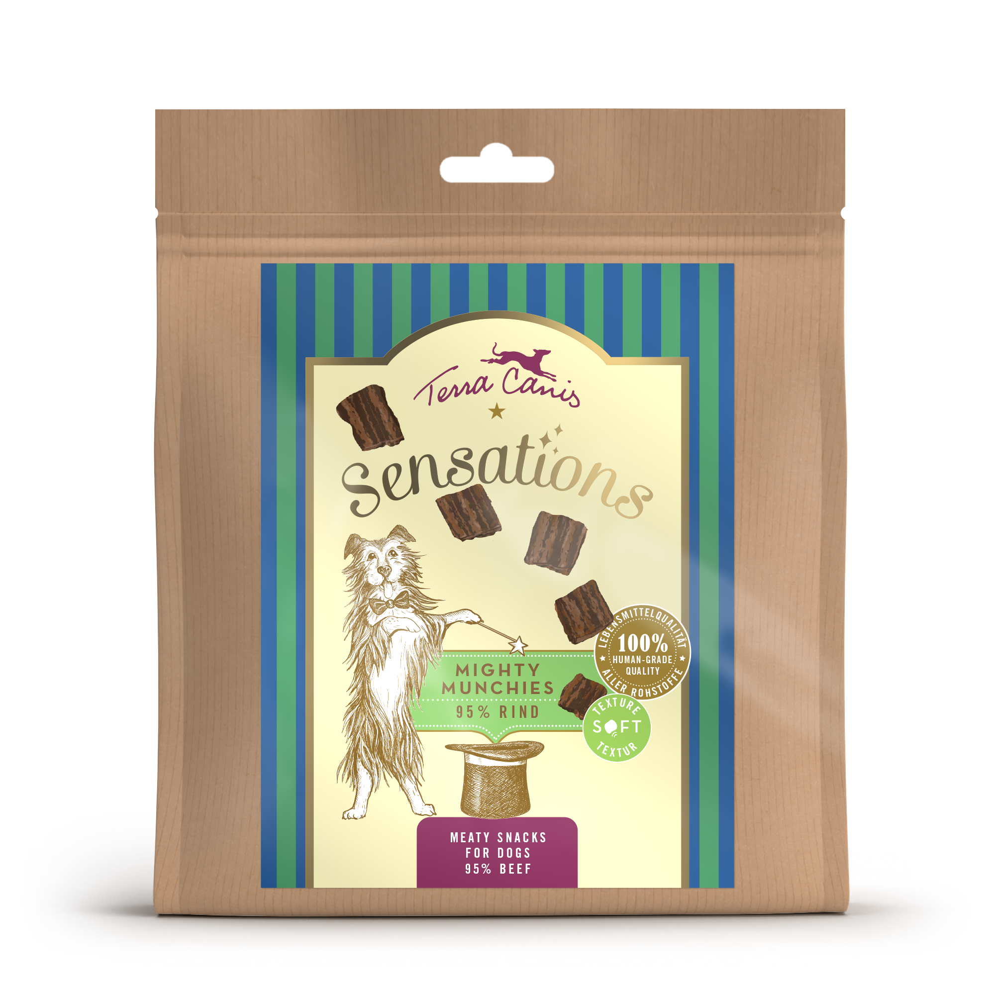 Terra Canis Sensations Mighty Munchies Rind, 90 g