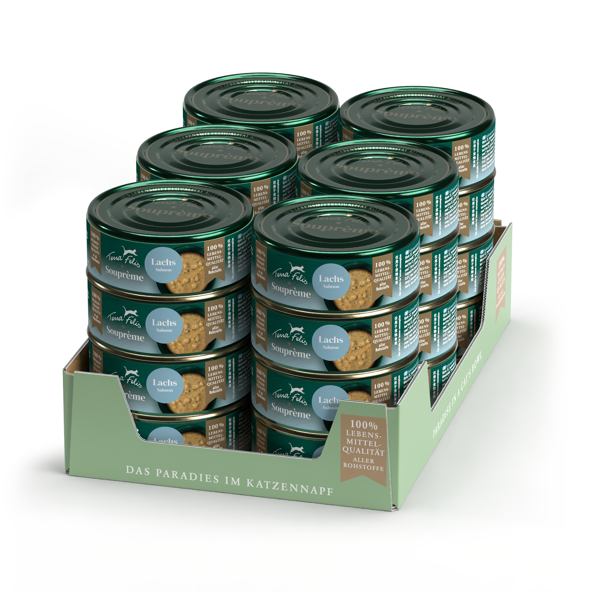 Terra Felis Souprême Lachs, 24 x 70 g Packung