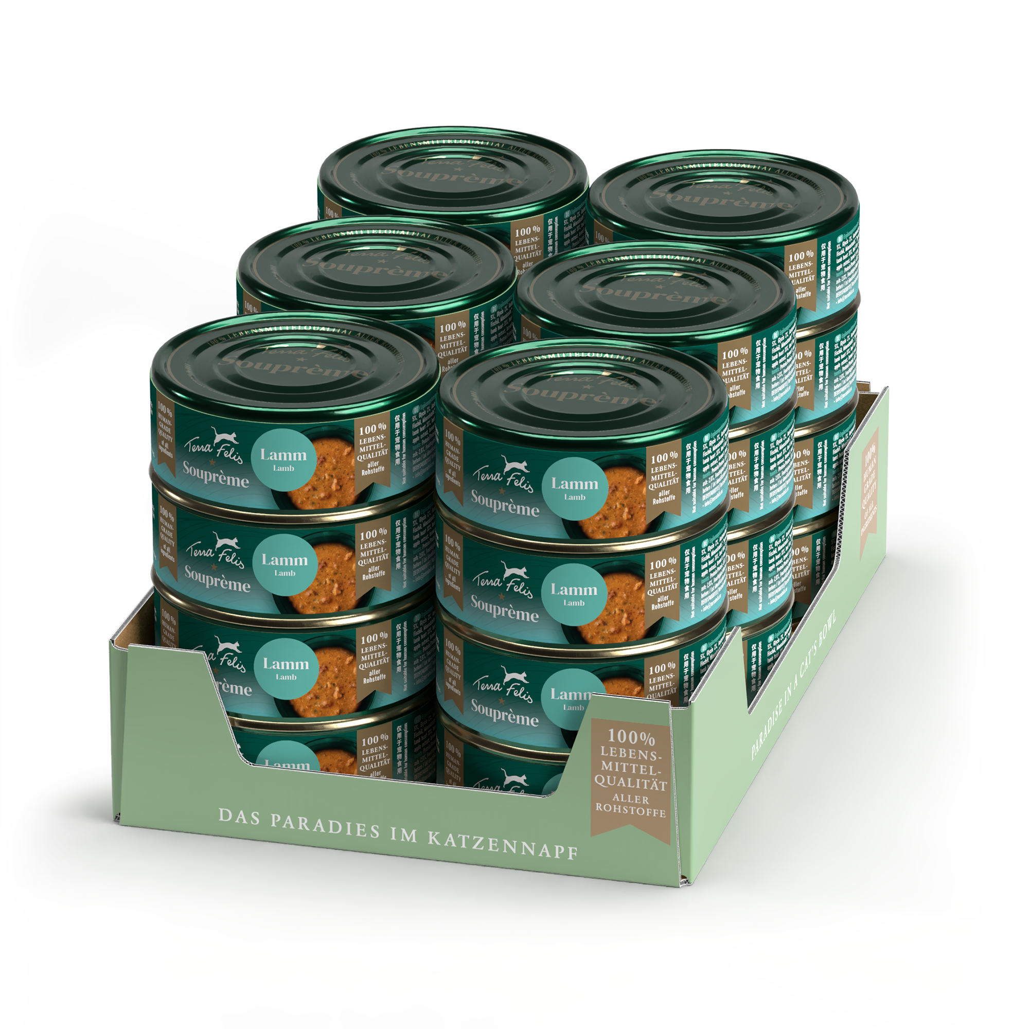 Terra Felis Souprême Lamm, 24 x 70 g Packung