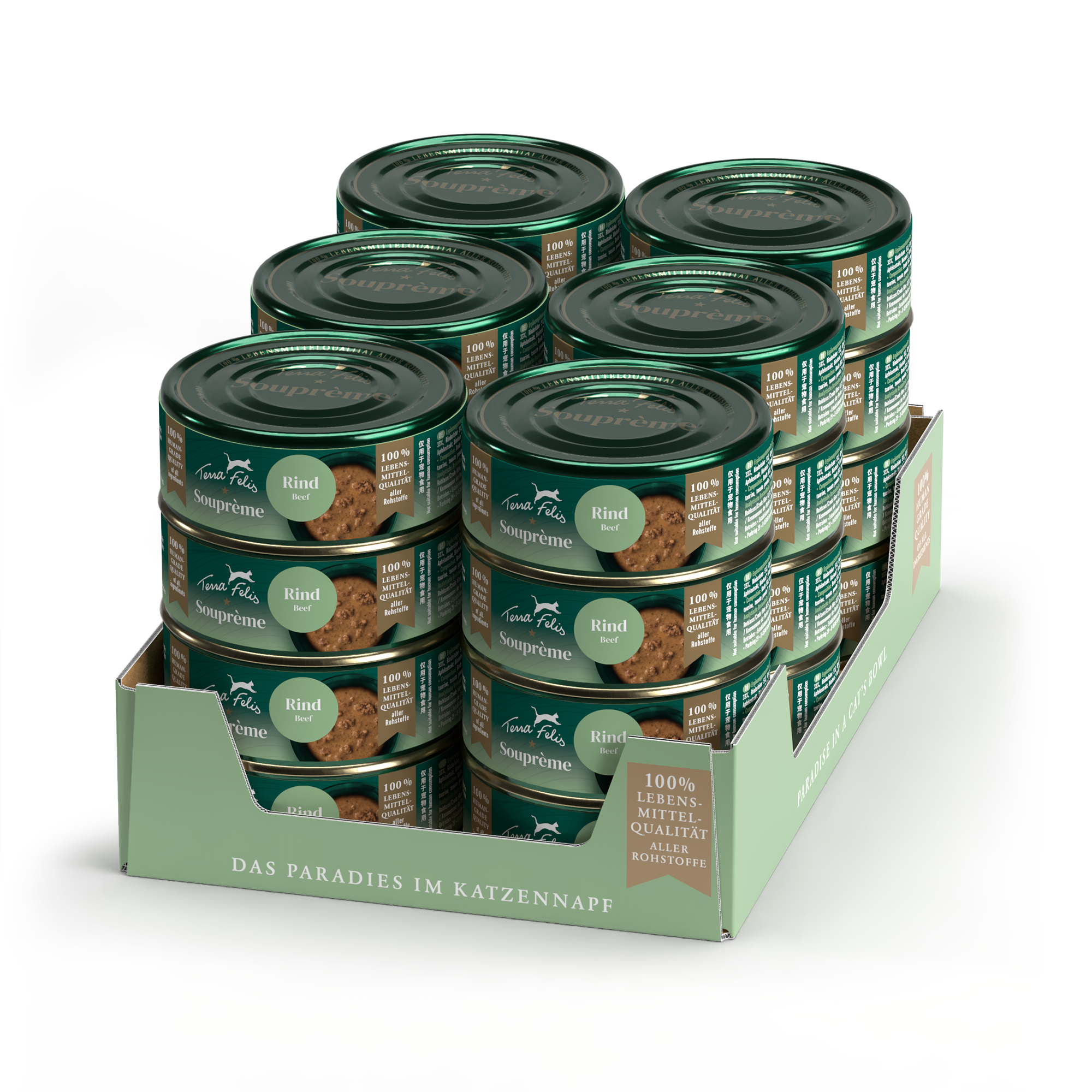 Terra Felis Souprême Rind, 24 x 70 g Packung