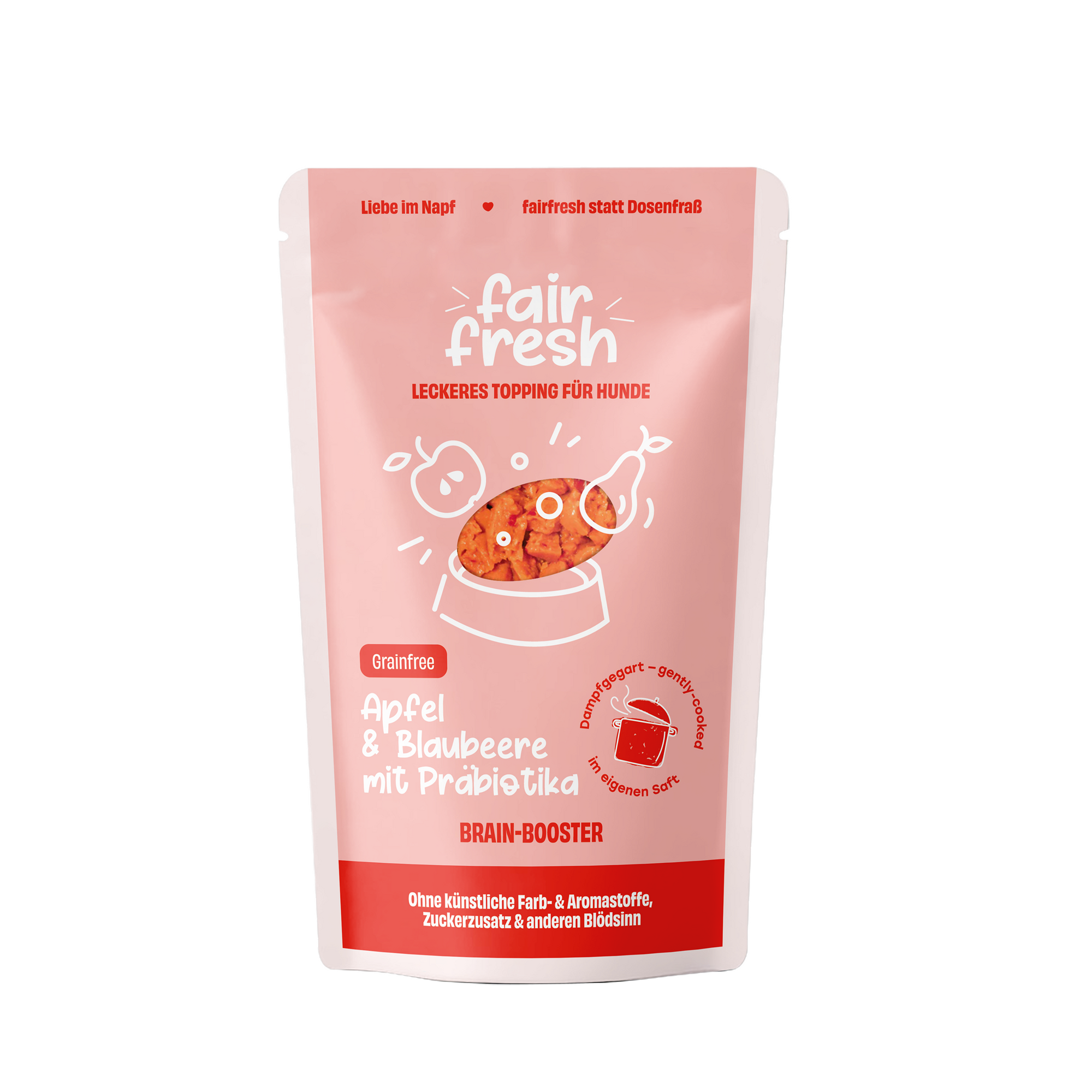 Topping mit Apfel, Blaubeere und Präbiotika zoo-de