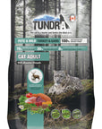 Artikel mit dem Namen Tundra Katze Trockenfutter Pute und Wild im Shop von zoo.de , dem Onlineshop für nachhaltiges Hundefutter und Katzenfutter.