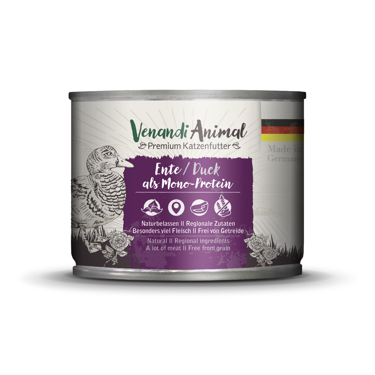 Artikel mit dem Namen Venandi Animal - Ente als Monoprotein im Shop von zoo.de , dem Onlineshop für nachhaltiges Hundefutter und Katzenfutter.