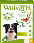 Artikel mit dem Namen Whimzees Variety Value Box im Shop von zoo.de , dem Onlineshop für nachhaltiges Hundefutter und Katzenfutter.