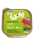 Artikel mit dem Namen WOW Rind mit Karotte und Zucchini im Shop von zoo.de , dem Onlineshop für nachhaltiges Hundefutter und Katzenfutter.