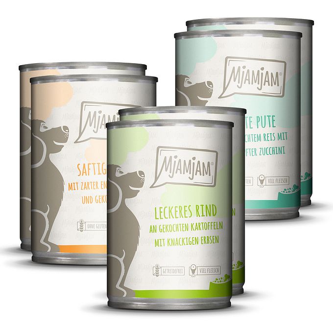MjAMjAM Mixpaket I Huhn &amp; Ente, Rind, Pute