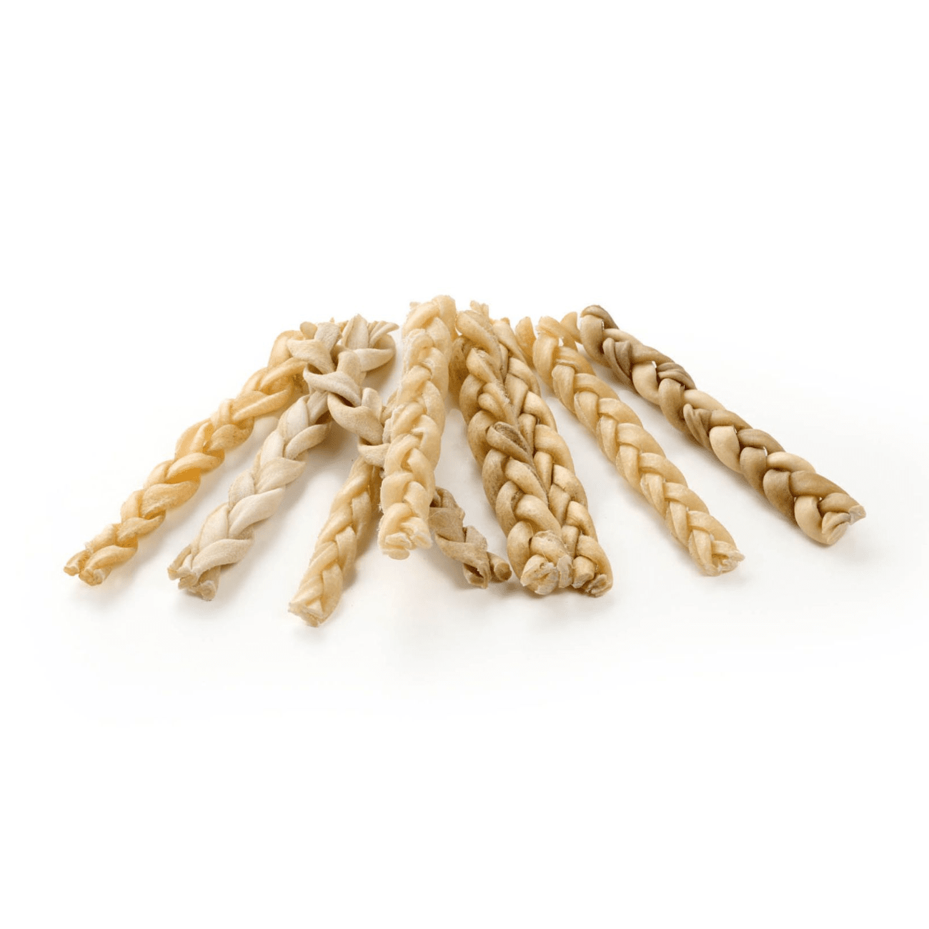 zooVital braided lamb scalp dog chew snack for dental care and long-lasting chewing