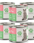 Artikel mit dem Namen Fellicita Pute & Forelle für Katzen im Shop von zoo.de , dem Onlineshop für nachhaltiges Hundefutter und Katzenfutter.
