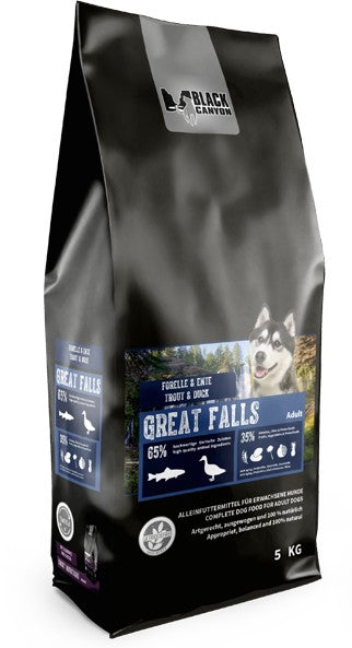 Artikel mit dem Namen Black Canyon Great Falls im Shop von zoo.de , dem Onlineshop für nachhaltiges Hundefutter und Katzenfutter.