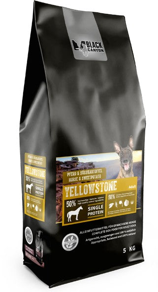Artikel mit dem Namen Black Canyon Yellowstone im Shop von zoo.de , dem Onlineshop für nachhaltiges Hundefutter und Katzenfutter.