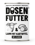 Artikel mit dem Namen Schnauze&Co Dosenfutter Lamm mit Kartoffel für Hunde im Shop von zoo.de , dem Onlineshop für nachhaltiges Hundefutter und Katzenfutter.