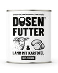 Artikel mit dem Namen Schnauze&Co Dosenfutter Lamm mit Kartoffel für Hunde im Shop von zoo.de , dem Onlineshop für nachhaltiges Hundefutter und Katzenfutter.