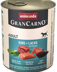 Artikel mit dem Namen Animonda Dog GranCarno Adult Seelachs & Spinat im Shop von zoo.de , dem Onlineshop für nachhaltiges Hundefutter und Katzenfutter.