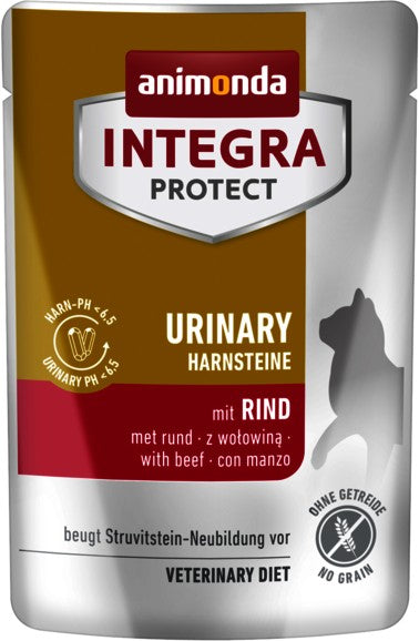 Artikel mit dem Namen Animonda Cat Integra Protect Urinary Rind im Shop von zoo.de , dem Onlineshop für nachhaltiges Hundefutter und Katzenfutter.