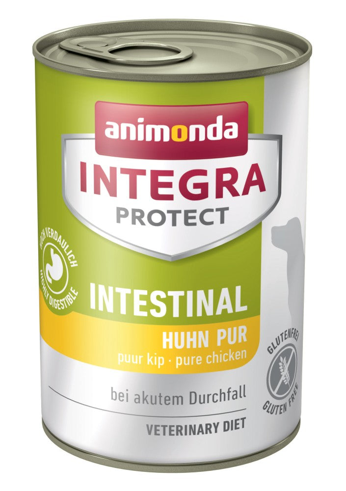 Artikel mit dem Namen Animonda Dog Integra Protect Intestinal Huhn im Shop von zoo.de , dem Onlineshop für nachhaltiges Hundefutter und Katzenfutter.