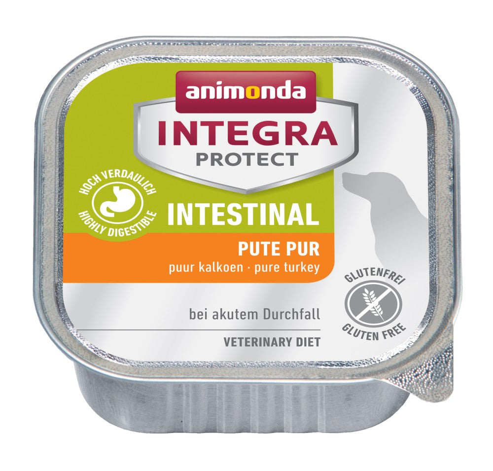 Artikel mit dem Namen Animonda Dog Integra Protect Intestinal Pute im Shop von zoo.de , dem Onlineshop für nachhaltiges Hundefutter und Katzenfutter.