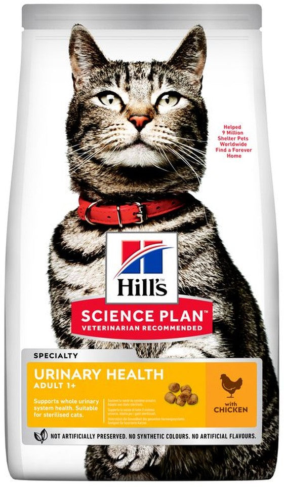 Artikel mit dem Namen Hills Science Plan Katze Adult Urinary Health im Shop von zoo.de , dem Onlineshop für nachhaltiges Hundefutter und Katzenfutter.