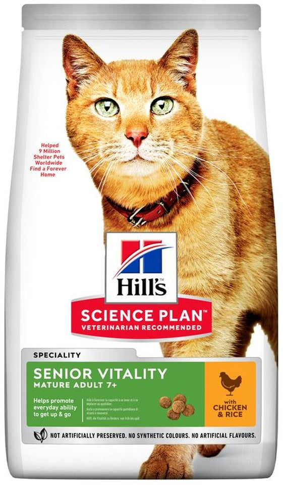 Hills Science Plan Katze Adult 7+ Youthful Vitality  Huhn