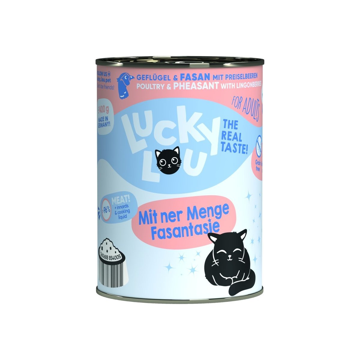Artikel mit dem Namen Lucky Lou Lifestage Adult Geflügel + Fasan im Shop von zoo.de , dem Onlineshop für nachhaltiges Hundefutter und Katzenfutter.