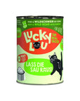 Artikel mit dem Namen Lucky Lou Lifestage Adult Rind + Wildschwein im Shop von zoo.de , dem Onlineshop für nachhaltiges Hundefutter und Katzenfutter.