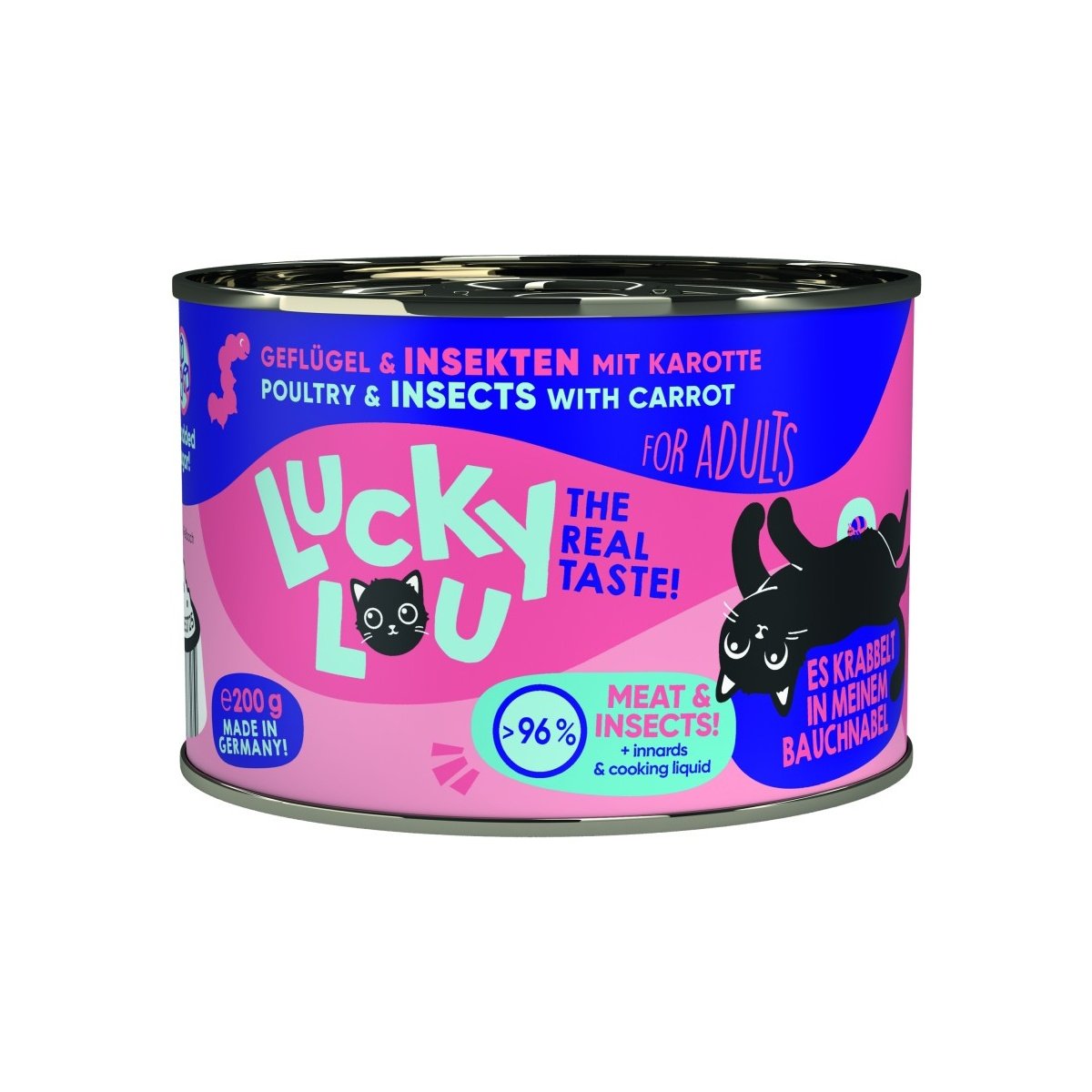 Artikel mit dem Namen Lucky Lou Lifestage Adult Geflügel + Insekten im Shop von zoo.de , dem Onlineshop für nachhaltiges Hundefutter und Katzenfutter.