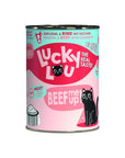 Artikel mit dem Namen Lucky Lou Lifestage Adult Geflügel + Rind im Shop von zoo.de , dem Onlineshop für nachhaltiges Hundefutter und Katzenfutter.