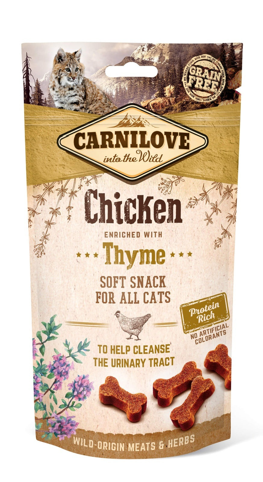 Artikel mit dem Namen Carnilove Cat Soft Snack - Huhn im Shop von zoo.de , dem Onlineshop für nachhaltiges Hundefutter und Katzenfutter.
