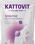 Artikel mit dem Namen Kattovit Feline Diet Sensitive Trockenfutter im Shop von zoo.de , dem Onlineshop für nachhaltiges Hundefutter und Katzenfutter.