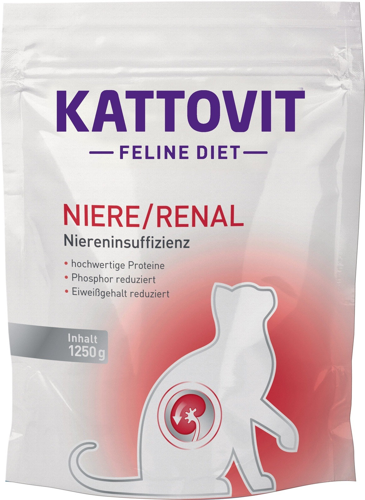 Artikel mit dem Namen Kattovit Feline Diet Niere/Renal Trockenfutter im Shop von zoo.de , dem Onlineshop für nachhaltiges Hundefutter und Katzenfutter.