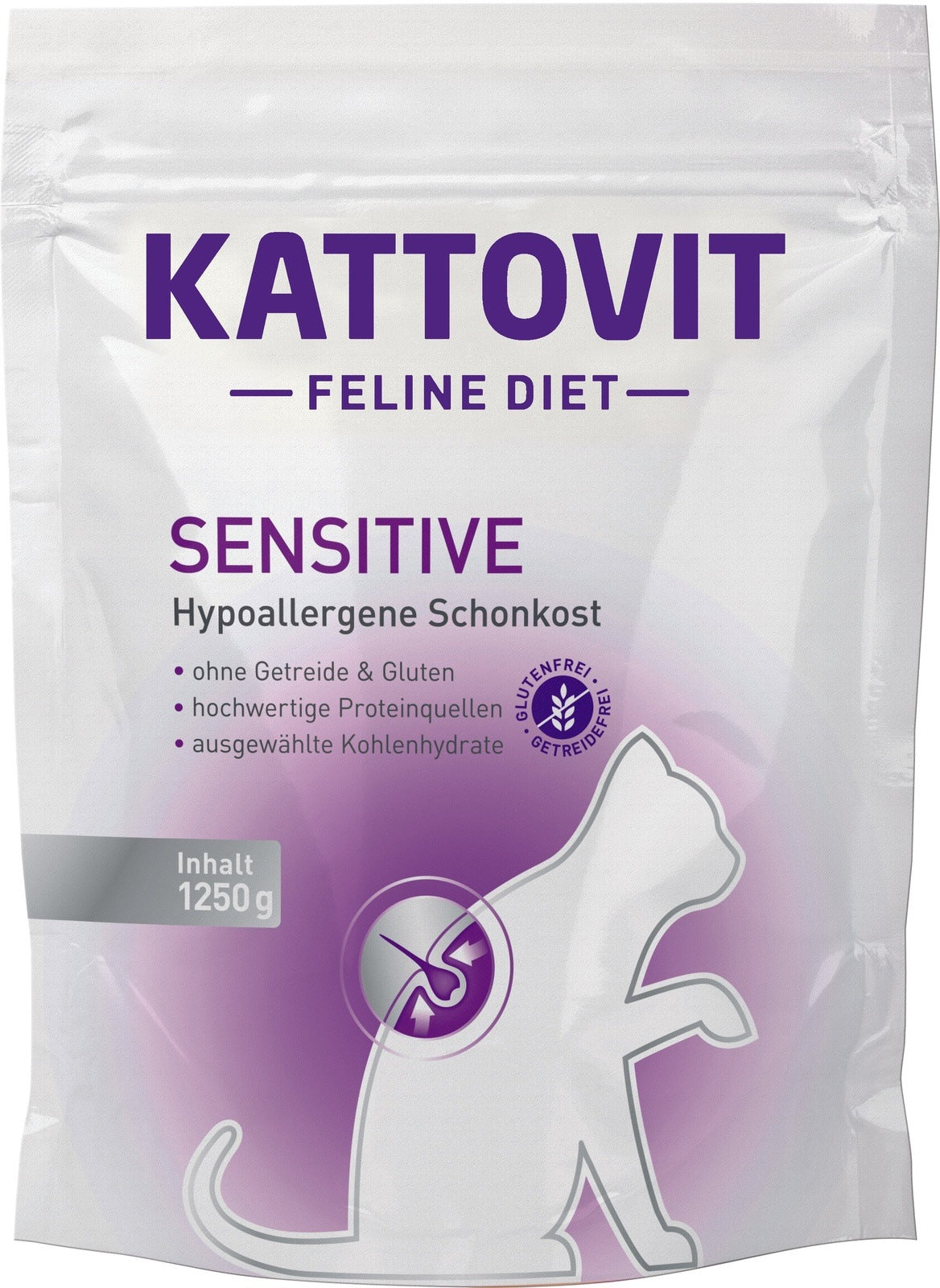 Artikel mit dem Namen Kattovit Feline Diet Sensitive Trockenfutter im Shop von zoo.de , dem Onlineshop für nachhaltiges Hundefutter und Katzenfutter.
