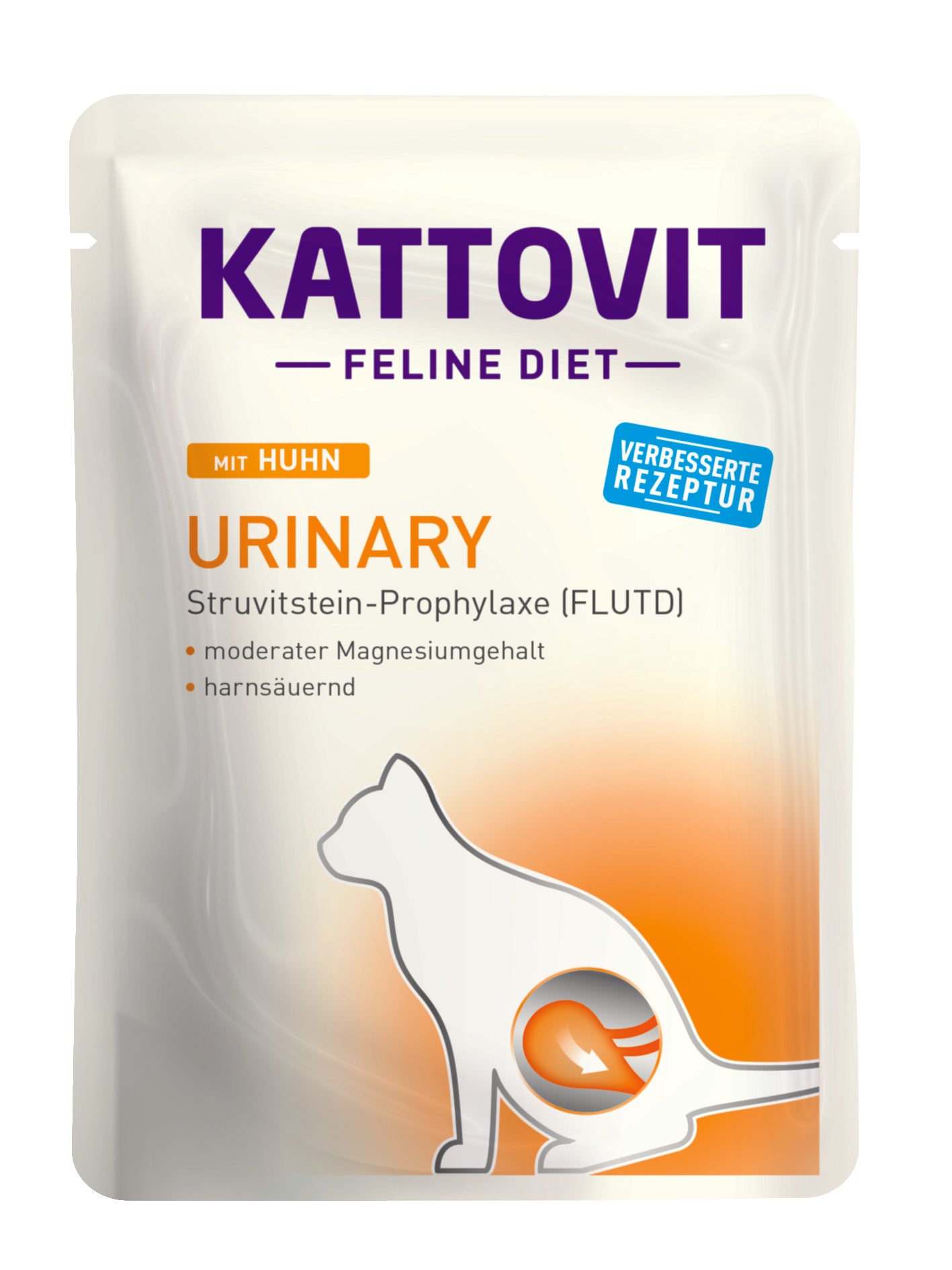 Artikel mit dem Namen Kattovit Feline Diet Urinary mit Huhn im Shop von zoo.de , dem Onlineshop für nachhaltiges Hundefutter und Katzenfutter.