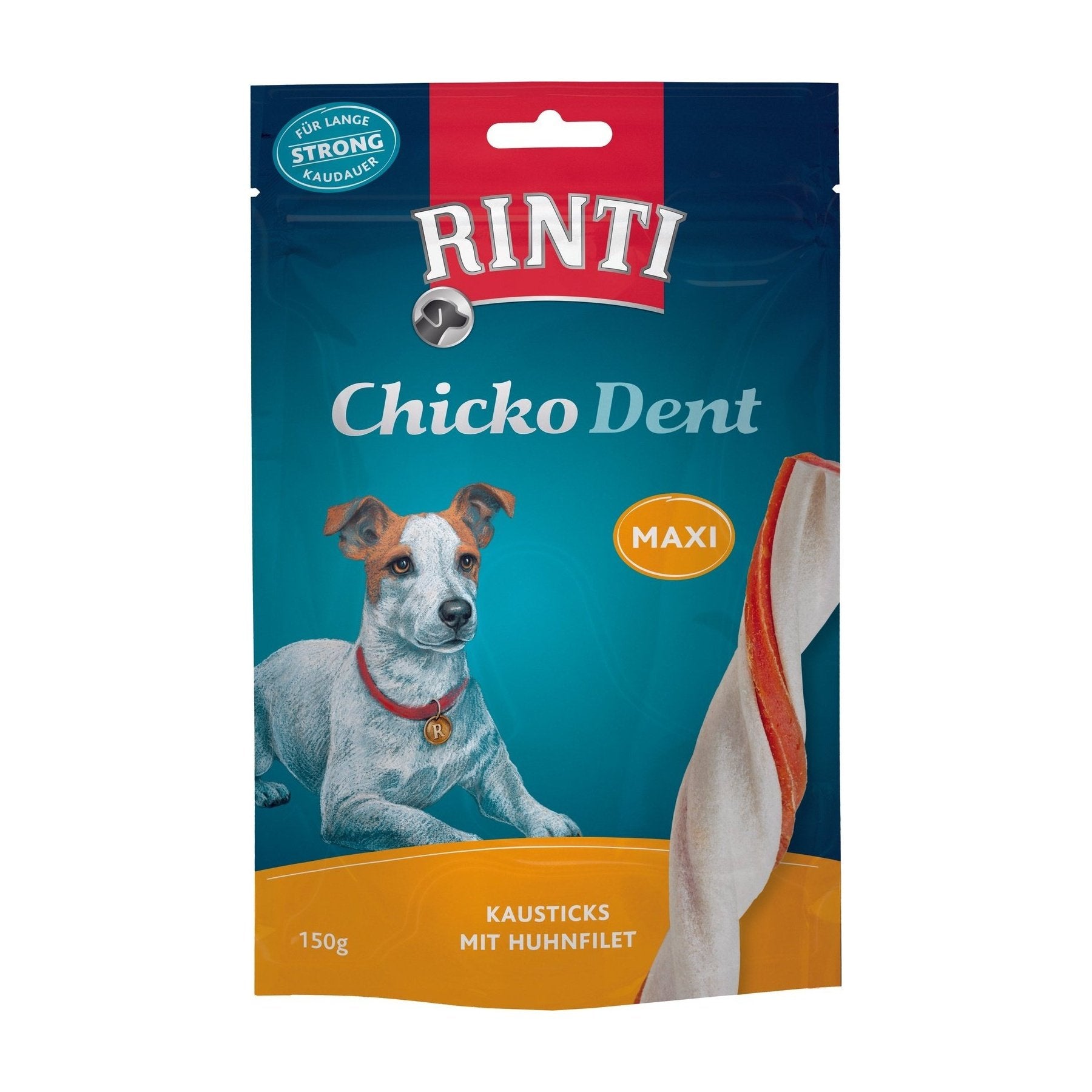 Artikel mit dem Namen Rinti Snack Chicko Dental Huhn im Shop von zoo.de , dem Onlineshop für nachhaltiges Hundefutter und Katzenfutter.