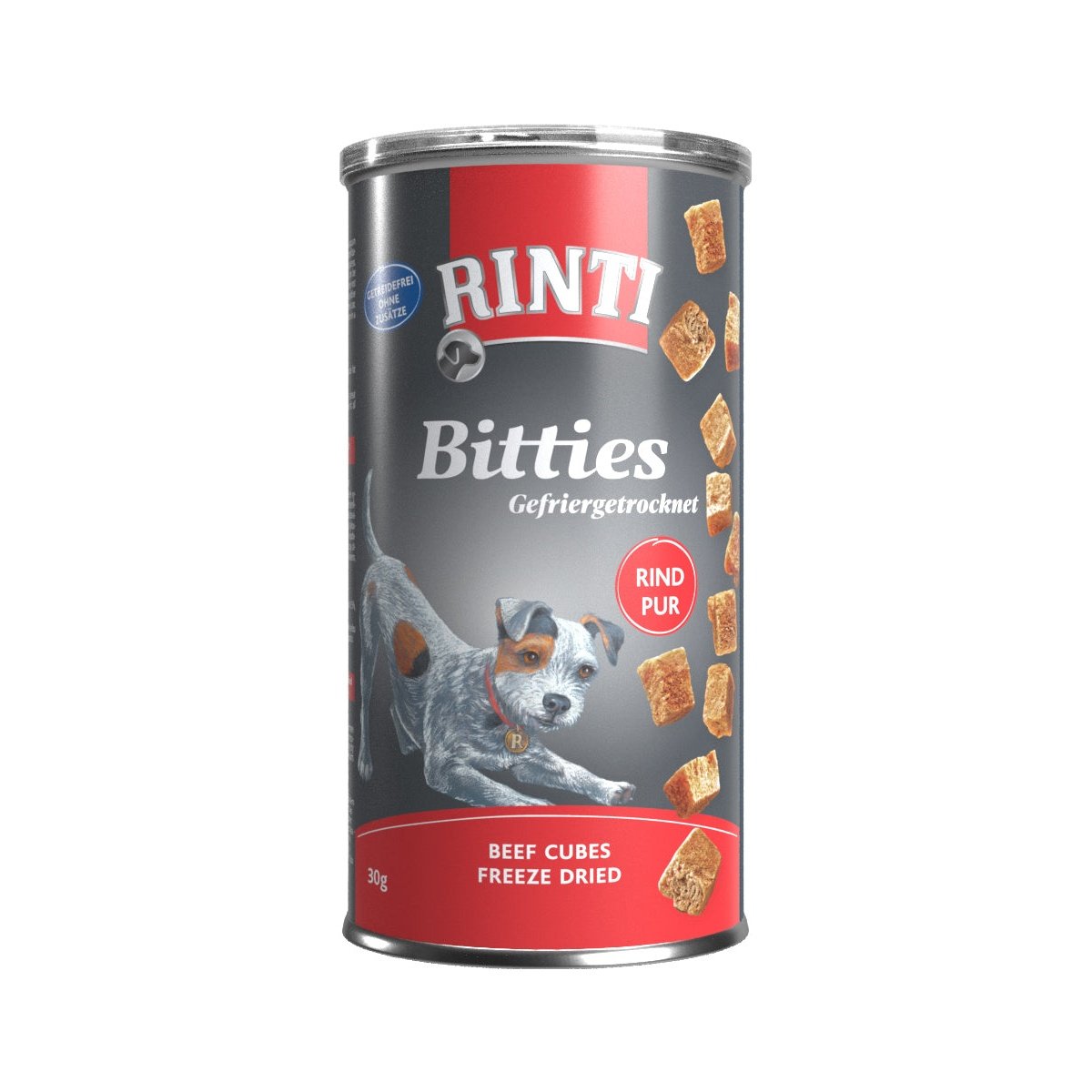 Artikel mit dem Namen Rinti Bitties Rind Pur im Shop von zoo.de , dem Onlineshop für nachhaltiges Hundefutter und Katzenfutter.