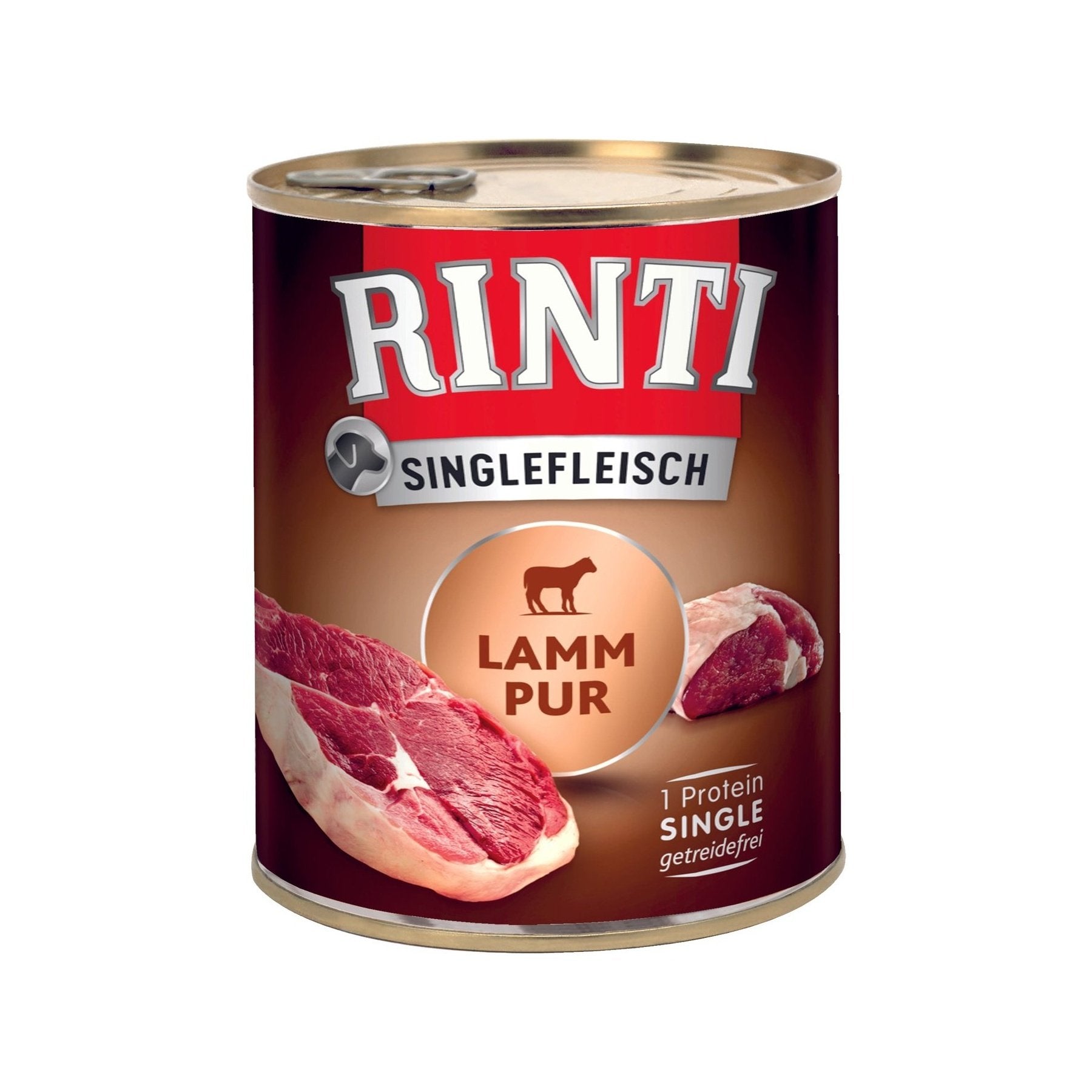 Artikel mit dem Namen Rinti Singlefleisch Lamm Pur im Shop von zoo.de , dem Onlineshop für nachhaltiges Hundefutter und Katzenfutter.